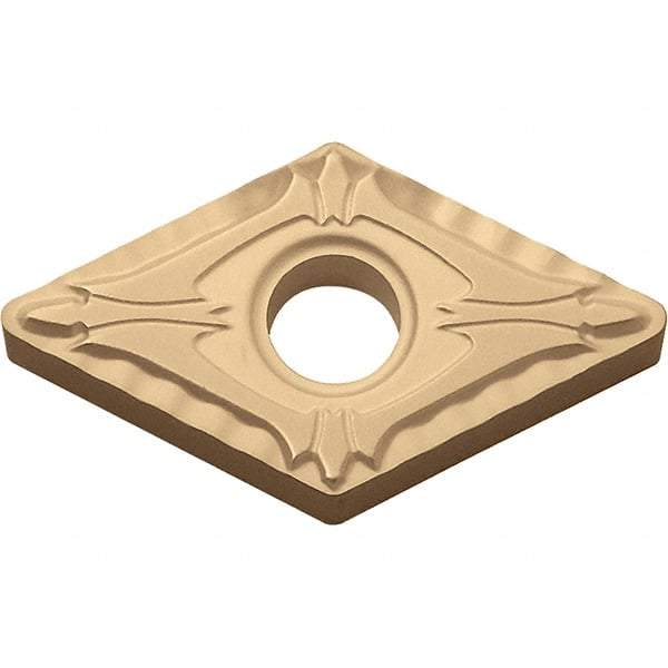 Kyocera - DNMG431 XP Grade CA025P Carbide Turning Insert - TiCN/Al2O3/TiN Finish, 55° Diamond, 1/2" Inscr Circle, 3/16" Thick, 1/64" Corner Radius - Benchmark Tooling