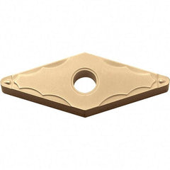 Kyocera - VNMG332 GP Grade CA025P Carbide Turning Insert - TiCN/Al2O3/TiN Finish, 35° Diamond, 3/8" Inscr Circle, 3/16" Thick, 1/32" Corner Radius - Benchmark Tooling