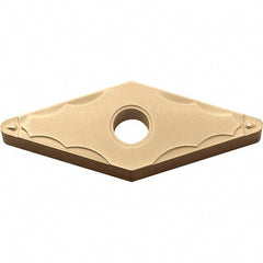 Kyocera - VNMG331 GP Grade CA025P Carbide Turning Insert - TiCN/Al2O3/TiN Finish, 35° Diamond, 3/8" Inscr Circle, 3/16" Thick, 1/64" Corner Radius - Benchmark Tooling