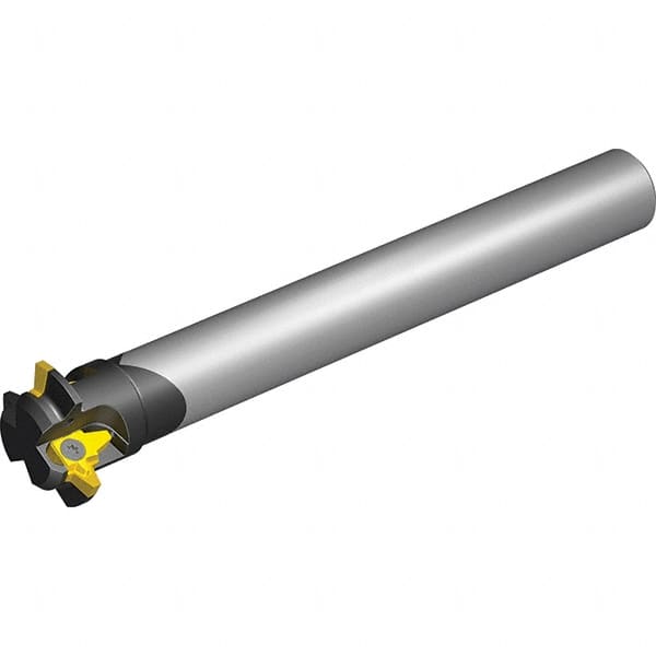 Vargus - 26.4mm Cut Diam, 105mm Max Hole Depth, 20mm Shank Diam, Internal/External Indexable Thread Mill - Insert Style 3LI, 3/8" Insert Size, 2 Inserts, Toolholder Style CTM SC, 175mm OAL - Benchmark Tooling