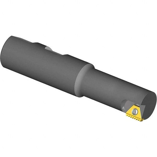 Vargus - 1.181" Cut Diam, 2.05" Max Depth of Cut, 1" Shank Diam, Internal/External Indexable Thread Mill - Insert Style 5, 5/8" Insert Size, 1 Insert, Toolholder Style TMC, 4.37" OAL - Benchmark Tooling