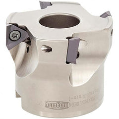 Tungaloy - 4" Cut Diam, 1-1/2" Arbor Hole Diam, Indexable Square-Shoulder Face Mill - Benchmark Tooling