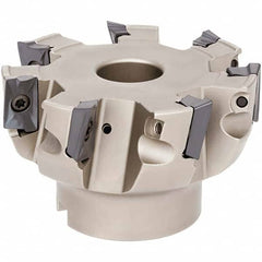 Tungaloy - 4" Cut Diam, 1-1/2" Arbor Hole Diam, Indexable Square-Shoulder Face Mill - Benchmark Tooling