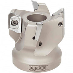 Tungaloy - 1-1/2" Cut Diam, 3/4" Arbor Hole Diam, Indexable Square-Shoulder Face Mill - Benchmark Tooling