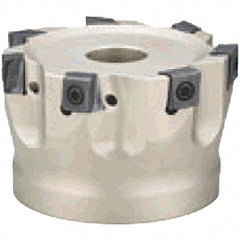 Tungaloy - 2-1/2" Cut Diam, 3/4" Arbor Hole Diam, Indexable Square-Shoulder Face Mill - Benchmark Tooling