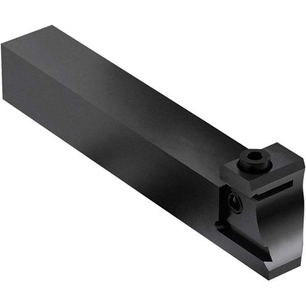 Seco - Tool Block Style 150.10-JETI, 15.49mm Blade Height, 80.3mm OAL, 3/4" OAH, Indexable Cutoff Blade Tool Block - 0.75mm Shank Height, 3/4" Shank Width, Through Coolant - Benchmark Tooling