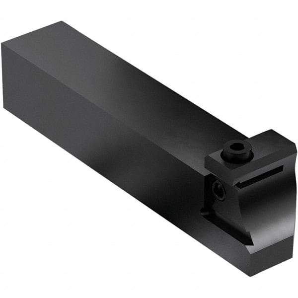 Seco - Tool Block Style 150.10-JETI, 15.49mm Blade Height, 118.3mm OAL, 1" OAH, Indexable Cutoff Blade Tool Block - 1mm Shank Height, 1" Shank Width, Through Coolant - Benchmark Tooling