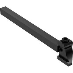 Seco - Tool Block Style 150.10-JETI, 15.49mm Blade Height, 136mm OAL, 10mm OAH, Indexable Cutoff Blade Tool Block - 10mm Shank Width, Through Coolant - Benchmark Tooling