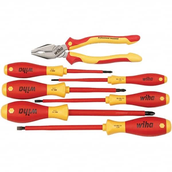 Wiha - 7 Piece Insulated Hand Tool Set - Benchmark Tooling