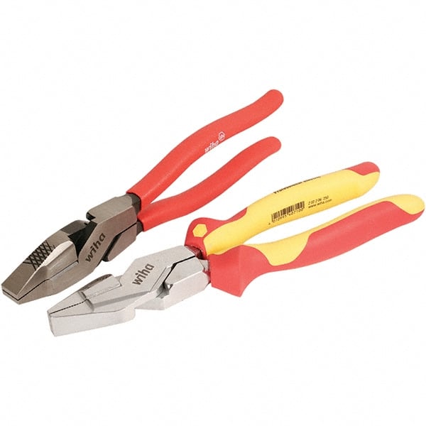 Wiha - Plier Sets Set Type: Insulated Pliers; Linesman Pliers Number of Pieces: 2 - Benchmark Tooling