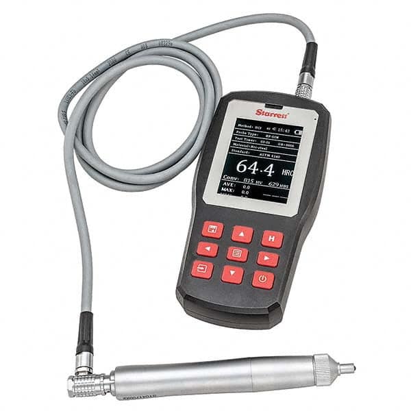 Starrett - Portable Electronic Hardness Testers Scale Type: Rockwell A, B, C; Brinell; Vickers; Leeb Minimum Hardness: 1 HRC - Benchmark Tooling