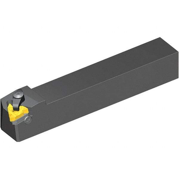 Vargus - External Thread, Right Hand Cut, 20mm Shank Width x 20mm Shank Height Indexable Threading Toolholder - 128.6mm OAL, 3ER Insert Compatibility, AL Toolholder, Series Standard - Benchmark Tooling