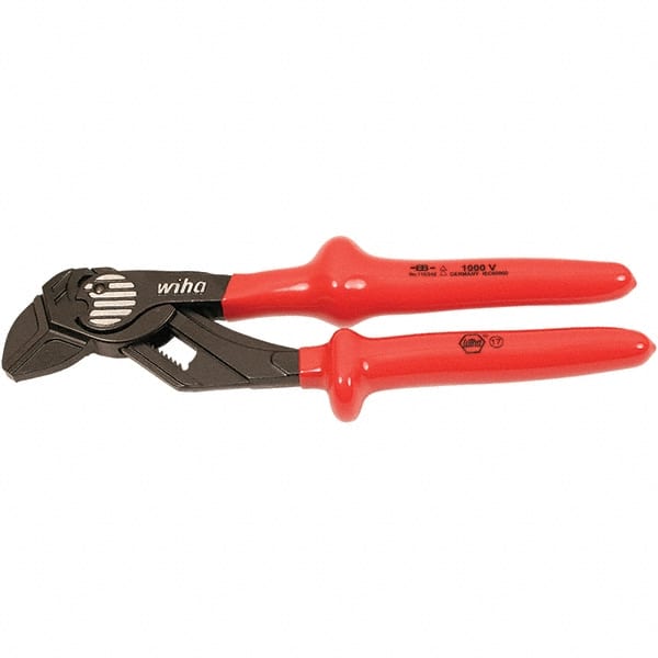 Wiha - 10" OAL, 1-7/8" Max Capacity, Quick-Adjusting Tongue & Groove Pliers - Benchmark Tooling