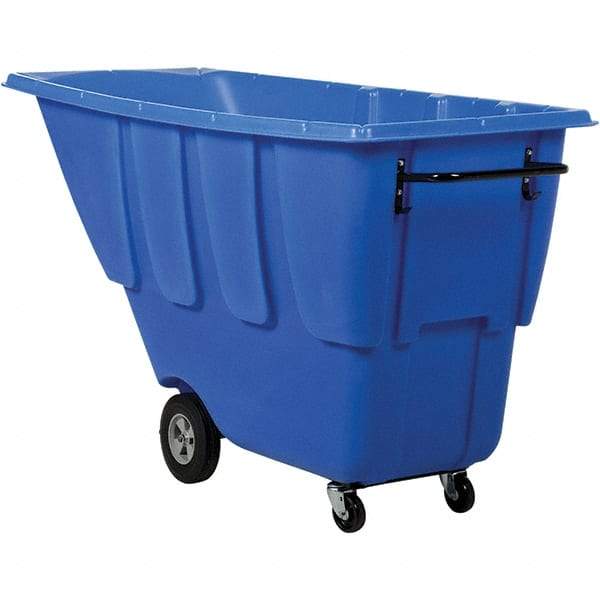 Vestil - 850 Lb Load Capacity, Polyethylene Tilt Truck - 32" Wide x 73" Long x 42" High - Benchmark Tooling