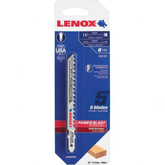 Lenox - Jig Saw Blades Blade Material: Bi-Metal Blade Length (Inch): 4 - Benchmark Tooling