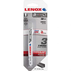 Lenox - Jig Saw Blades Blade Material: Bi-Metal Blade Length (Inch): 3-5/8 - Benchmark Tooling