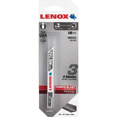 Lenox - Jig Saw Blades Blade Material: Bi-Metal Blade Length (Inch): 3-5/8 - Benchmark Tooling