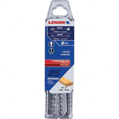 Lenox - Jig Saw Blades Blade Material: Bi-Metal Blade Length (Inch): 4 - Benchmark Tooling