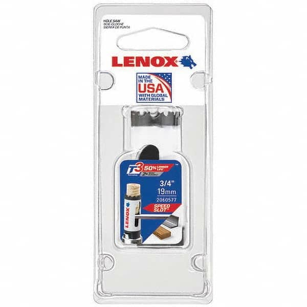 Lenox - Hole Saws Saw Diameter (mm): 1.50 Saw Diameter (Inch): 5 - Benchmark Tooling