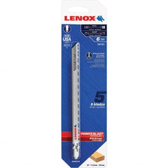 Lenox - Jig Saw Blades Blade Material: Bi-Metal Blade Length (Inch): 6 - Benchmark Tooling