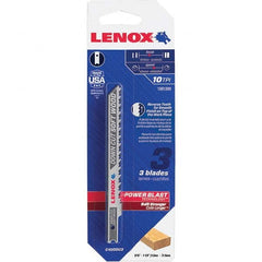 Lenox - Jig Saw Blades Blade Material: Bi-Metal Blade Length (Inch): 4 - Benchmark Tooling