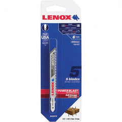 Lenox - Jig Saw Blades Blade Material: Bi-Metal Blade Length (Inch): 4 - Benchmark Tooling