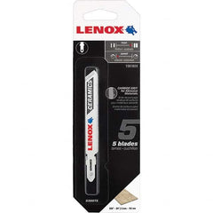 Lenox - Jig Saw Blades Blade Material: Bi-Metal Blade Length (Inch): 3-1/2 - Benchmark Tooling