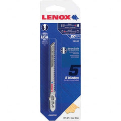 Lenox - Jig Saw Blades Blade Material: Bi-Metal Blade Length (Inch): 3-1/2 - Benchmark Tooling