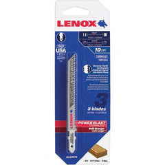 Lenox - Jig Saw Blades Blade Material: Bi-Metal Blade Length (Inch): 4 - Benchmark Tooling