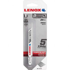 Lenox - Jig Saw Blades Blade Material: Bi-Metal Blade Length (Inch): 3-5/8 - Benchmark Tooling