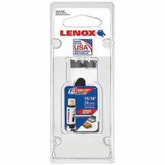 Lenox - Hole Saws Saw Diameter (mm): 1.50 Saw Diameter (Inch): 1-1/16 - Benchmark Tooling