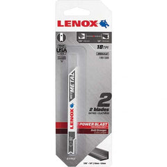 Lenox - Jig Saw Blades Blade Material: Bi-Metal Blade Length (Inch): 3-5/8 - Benchmark Tooling