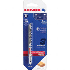 Lenox - Jig Saw Blades Blade Material: Bi-Metal Blade Length (Inch): 4 - Benchmark Tooling