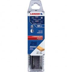 Lenox - Jig Saw Blades Blade Material: Bi-Metal Blade Length (Inch): 4 - Benchmark Tooling