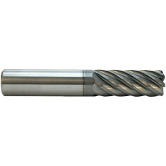 M.A. Ford - 10mm, 22mm LOC, 10mm Shank Diam, 72mm OAL, 7 Flute, Solid Carbide Square End Mill - Single End, ALtima Blaze Finish, Spiral Flute, 38° Helix, Right Hand Cut, Right Hand Flute, Series 180 - Benchmark Tooling