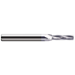 Harvey Tool - Straight Flute Thread Mills; Threads Per Inch: 56 ; Thread Size (Inch): 2-56 ; Minimum Nominal Diameter (Inch): #2 ; Material: Solid Carbide ; Thread Type: Internal ; Shank Diameter (Inch): 1/8 - Exact Industrial Supply