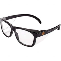 KleenGuard - Clear Lenses, Framed Safety Glasses - Anti-Fog, Black Frame, Size Universal, Wrap Around - Benchmark Tooling