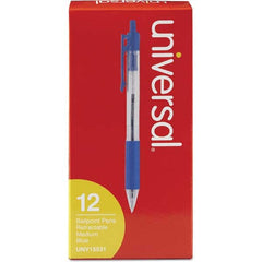 UNIVERSAL - Pens & Pencils Type: Comfort Grip Retractable Pen Color: Blue - Benchmark Tooling