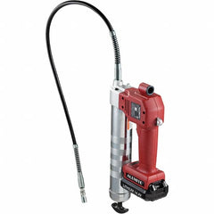 Alemite - 10,000 Max psi, Flexible Battery-Operated Grease Gun - 16 oz Capacity, 1/8 Thread Outlet, 3-Way, Bulk, Cartridge & Filler Pump, Includes (1) Lithium Ion Battery, Battery Charger, Grease Gun & 36" Whip Hose - Benchmark Tooling