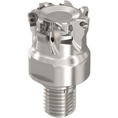 Seco - 30mm Cut Diam, 0.8mm Max Depth, M20 Modular Connection Indexable High-Feed End Mill - Screw Holding Method, LP..06 Insert, R217.21 Toolholder, Through Coolant - Benchmark Tooling