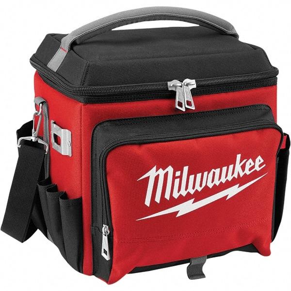 Milwaukee Tool - 21.65 Qt Cooler Bag - 1680D Ballistic Nylon, Red/Black - Benchmark Tooling