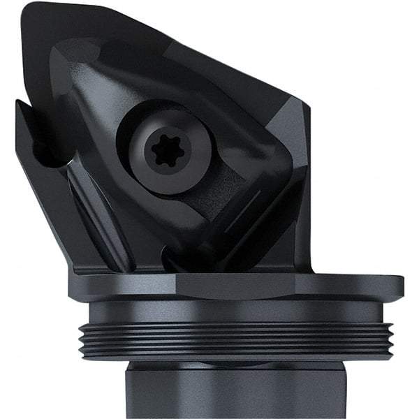 Seco - Right Hand Cut, Size GL40, WN..33. Insert Compatiblity, Internal Modular Turning & Profiling Cutting Unit Head - 27mm Ctr to Cutting Edge, 32mm Head Length, Through Coolant, Series SteadyLine - Benchmark Tooling