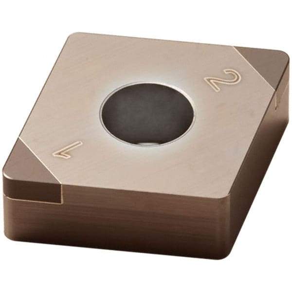 Seco - CNGA432S Grade CH0550 PCBN Turning Insert - TiAlN/TiAlCrN Finish, 80° Diamond, 1/2" Inscr Circle, 0.031496" Corner Radius - Benchmark Tooling