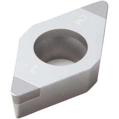 Seco - DCGW21.51 Grade CBN010 PCBN Turning Insert - Uncoated, 55° Diamond, 1/4" Inscr Circle, 0.016" Corner Radius - Benchmark Tooling