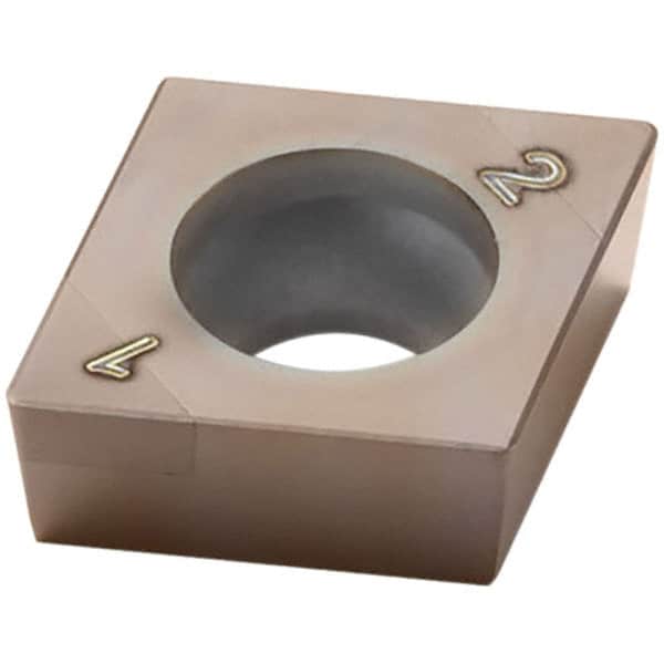 Seco - CCGW21.51S Grade CH0550 PCBN Turning Insert - TiAlN/TiAlCrN Finish, 80° Diamond, 1/4" Inscr Circle, 0.0157" Corner Radius - Benchmark Tooling