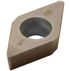Seco - DCGW32.52S Grade CH0550 PCBN Turning Insert - TiAlN/TiAlCrN Finish, 55° Diamond, 3/8" Inscr Circle, 0.031496" Corner Radius - Benchmark Tooling