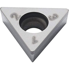 Seco - TCGW1.81.5 Grade CBN010 PCBN Turning Insert - Uncoated, 60° Triangle, 0.016" Corner Radius - Benchmark Tooling