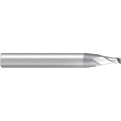 Emuge - 3° Taper Angle per Side, 4mm Small End Diam, 8mm LOC, Solid Carbide 2 Flute Tapered Corner Radius End Mill - 63mm OAL, 8mm Shank Diam, Spiral Flute, 30° Helix - Benchmark Tooling