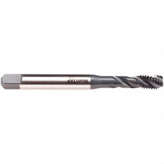 Emuge - #4-48 UNF 2 Flute 2B/3B Modified Bottoming Spiral Flute Tap - High Speed Steel, NE2 Finish, 2.205" OAL, Right Hand Flute, Right Hand Thread, Series BU533200 - Exact Industrial Supply