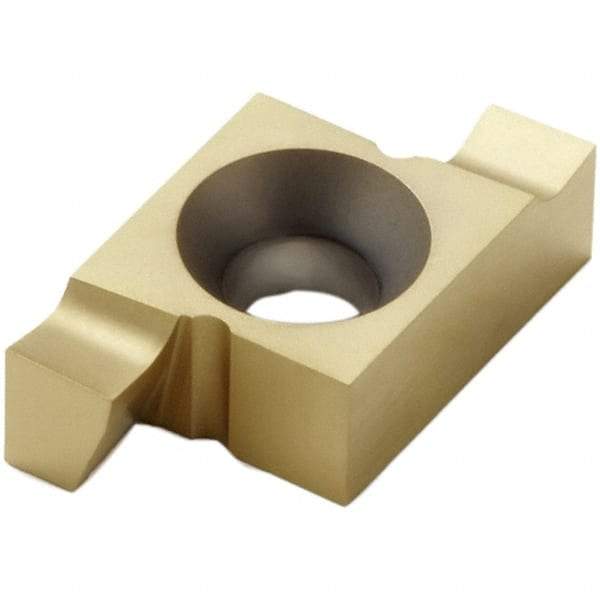 Seco - 620EA Grade CP30, 6mm Cutting Width Carbide Grooving Insert - 6mm Max Depth of Cut, Right Hand, TiN/TiCN Finish - Benchmark Tooling